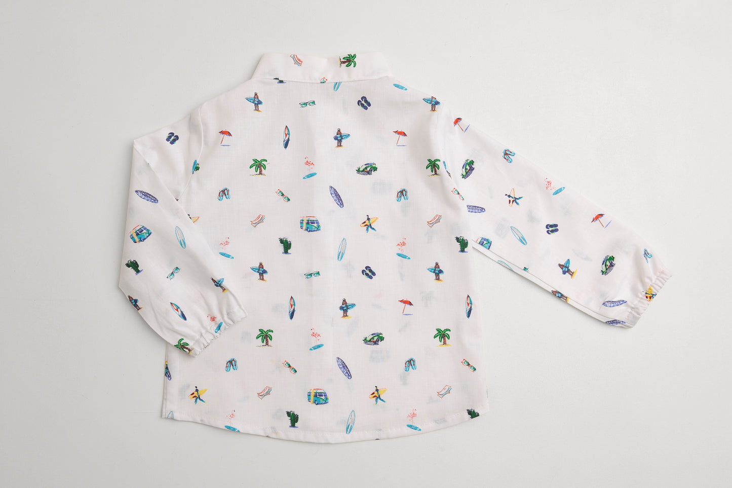 Camicetta di cotone organico con stampa "summer"