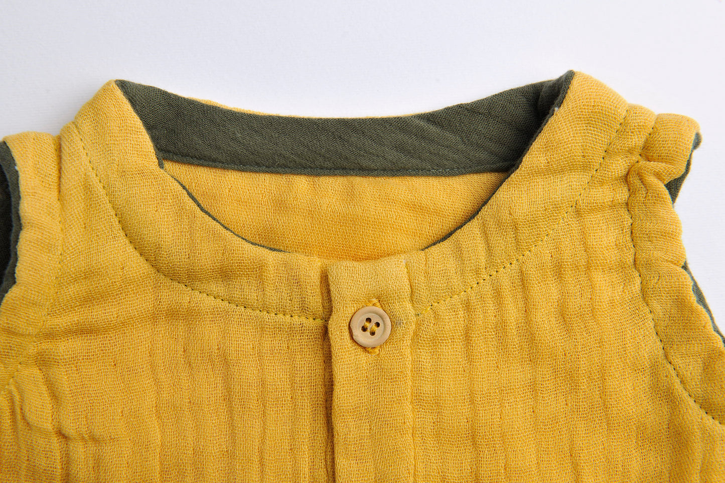 Tutina in tripla mussola di cotone