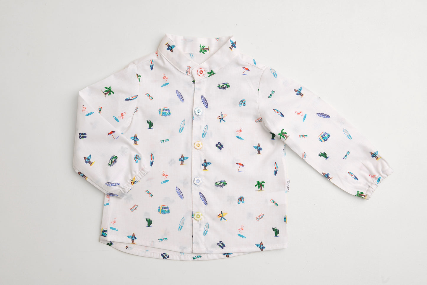 Camicetta di cotone organico con stampa "summer"