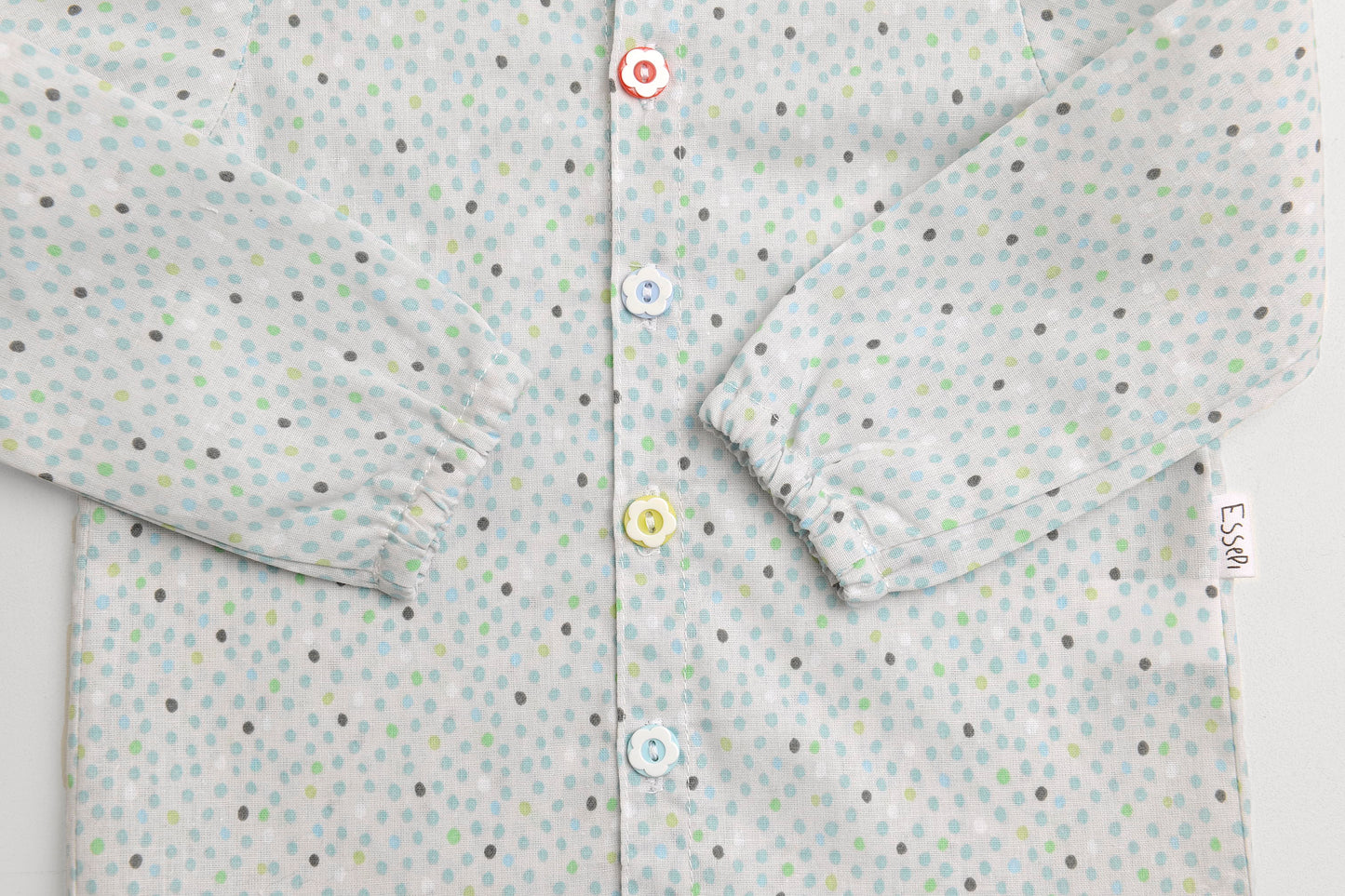 Camicetta di cotone organico con stampa a pois