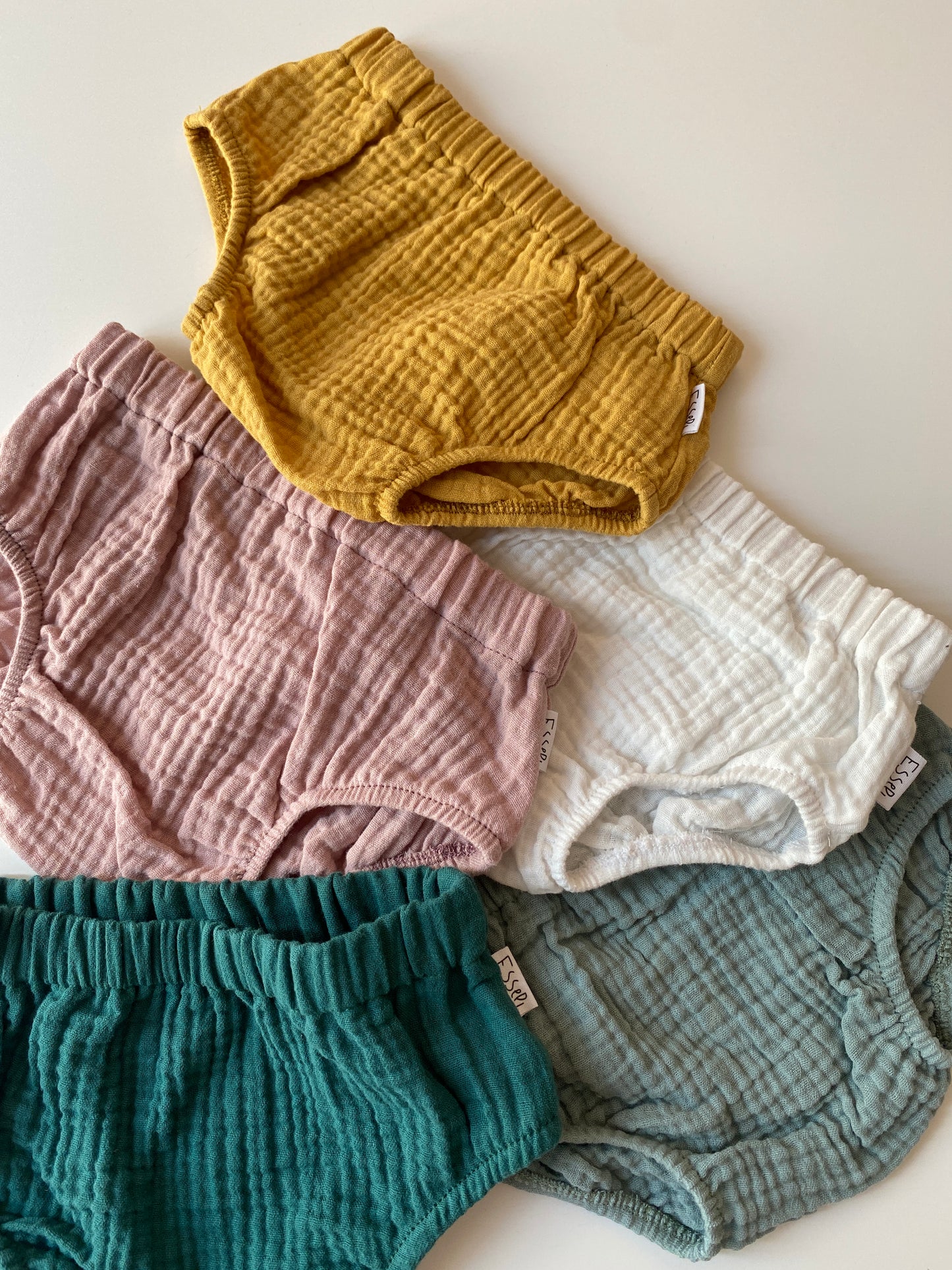 Coulotte/Copripannolino in mussola di cotone